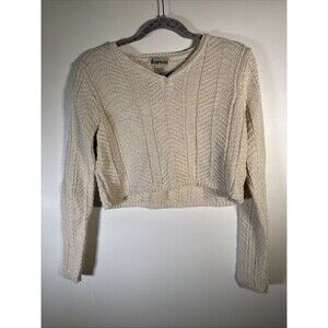 Vintage 90s Aeropostale Chunky Knit Cropped Sweater S